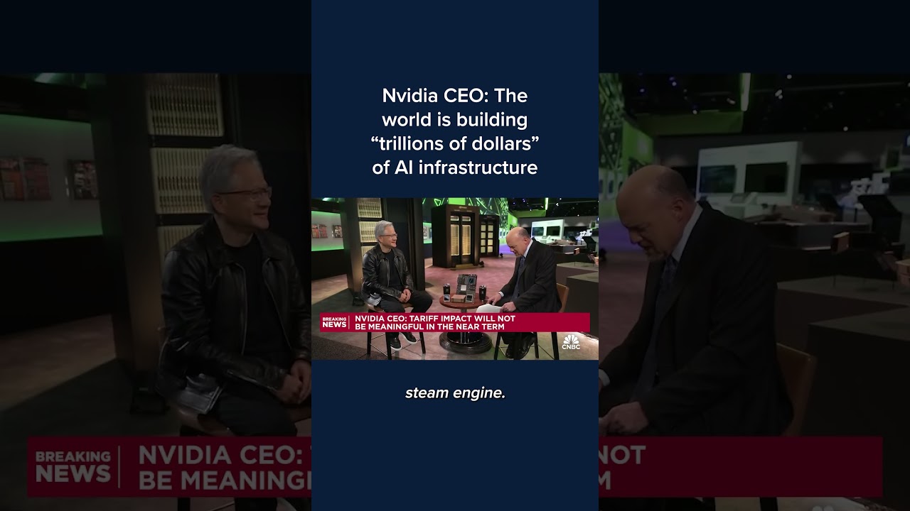Nvidia CEO: The world is building 'trillions of dollars' of AI infrastructure