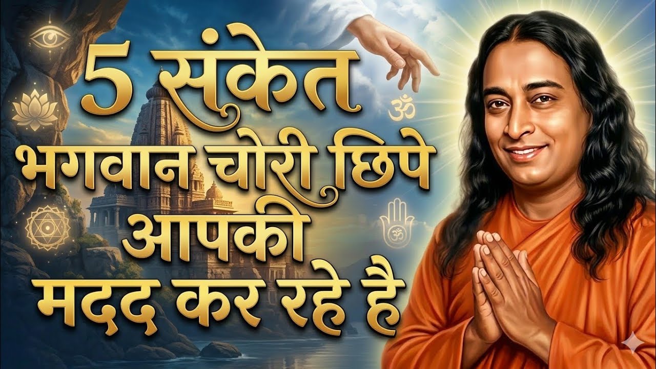 अगर यह 5 संकेत मिल रहे हैं  तो समझिए भगवान आपके साथ है  | Paramhans yoganandji