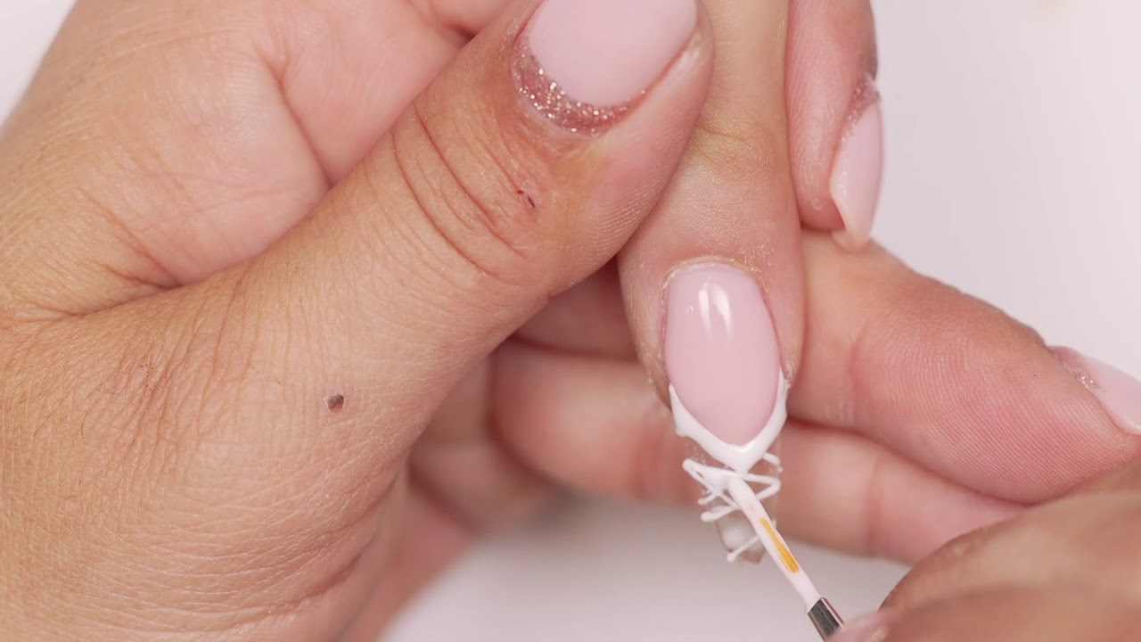 How To Create a Festive French with Hard Gel