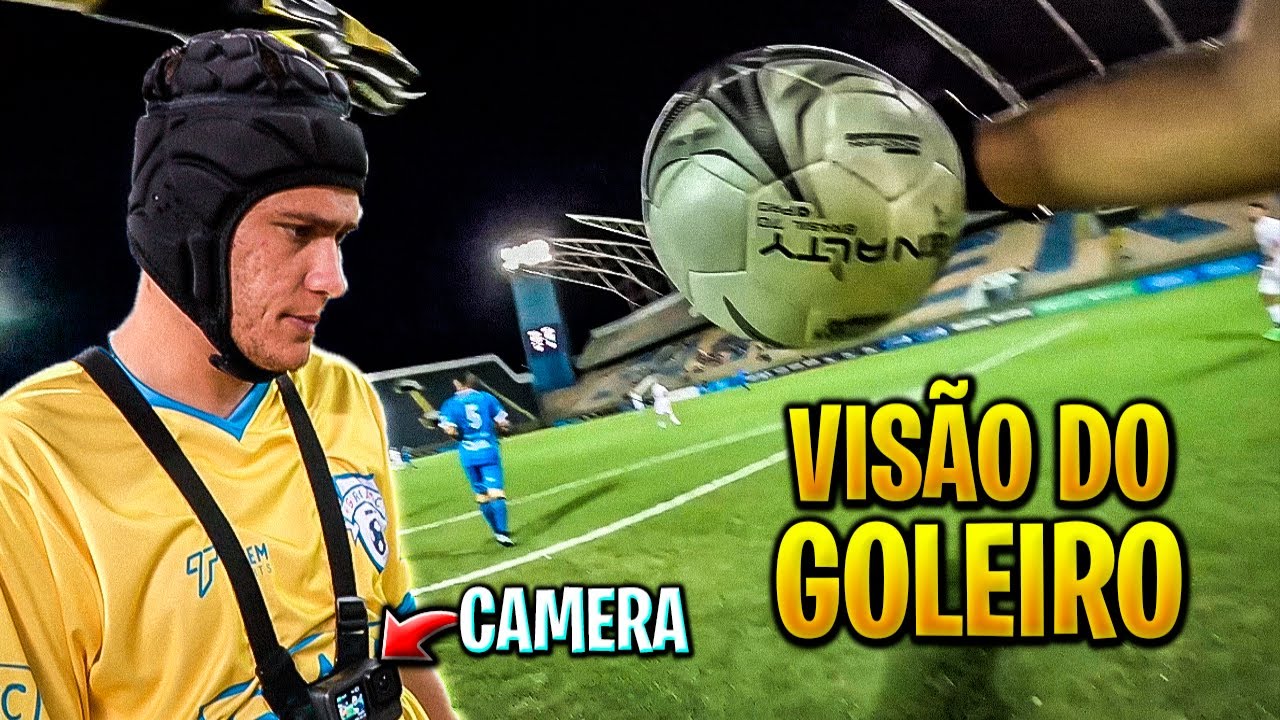 COLOQUEI UMA CÂMERA NO PEITO E JOGUEI NO ESTÁDIO DE VERDADE!