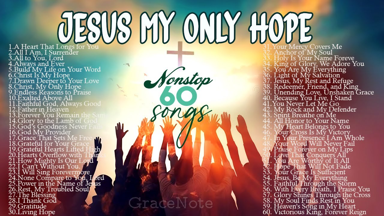 TOP-60 Christian songs with lyrics||English gospel praise and worship songs with lyrics