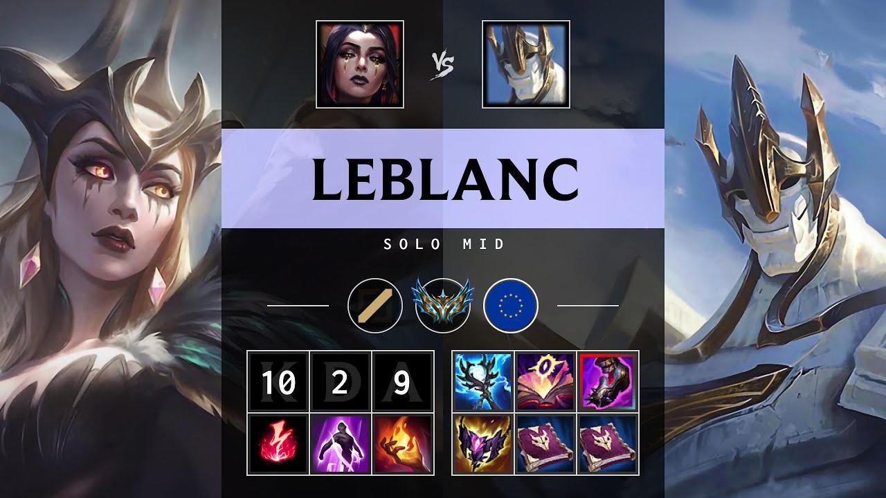 LeBlanc Mid vs Galio - EUW Challenger Patch 25.11