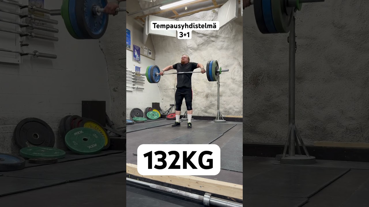 26.5.2025                 Tempausyhdistelm&auml; 3+1                          132KG #painonnosto