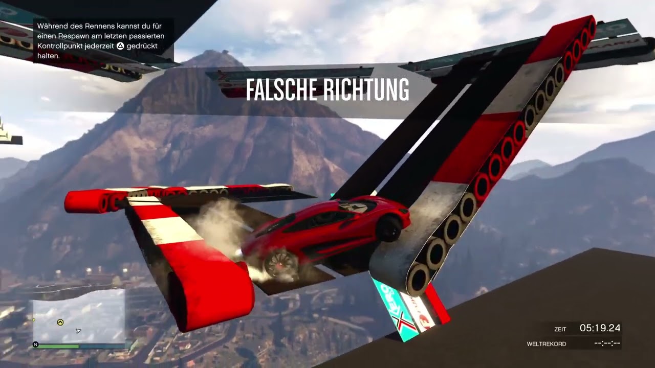 GTA5 Custom Rennen: Parkour de coches - Folge 491