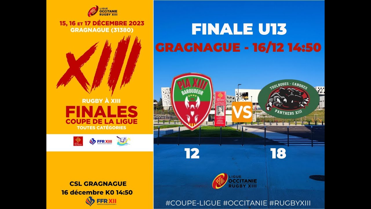 U13à13 - PIA Baroudeur / Toulouges Canohes Panthers XIII