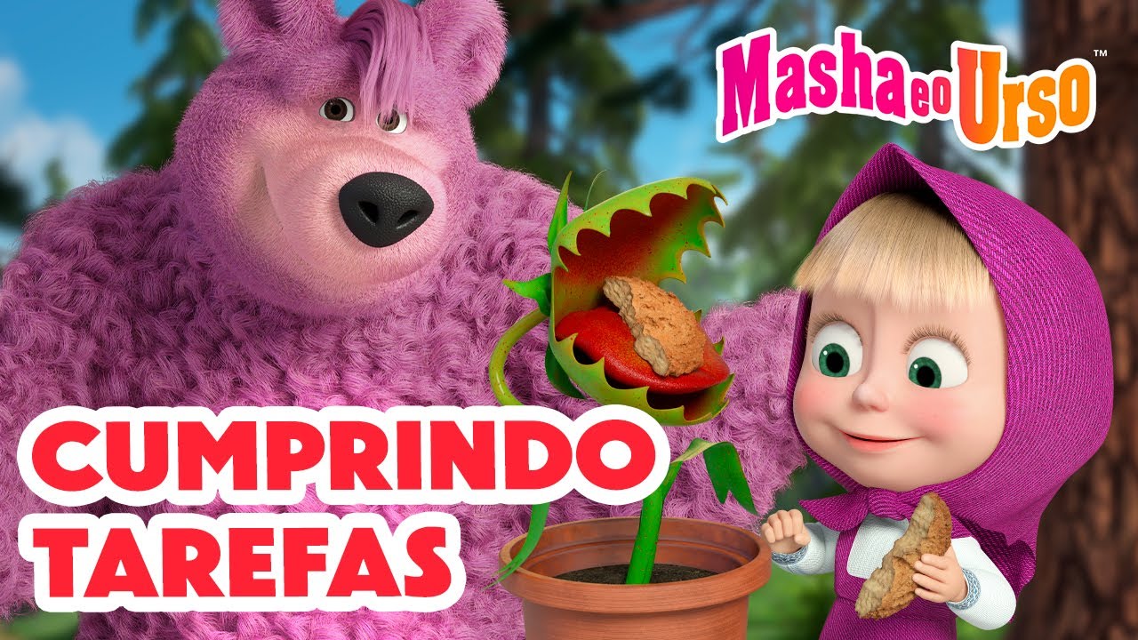 Masha e o Urso 👧🐻 📝 Cumprindo Tarefas ✅ Coleção de desenhos animados