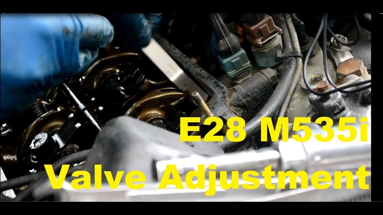 BMW E28 M535i M30B34 Регулировка клапанов