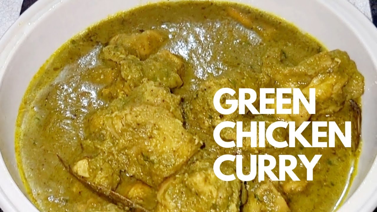 Green chicken curry