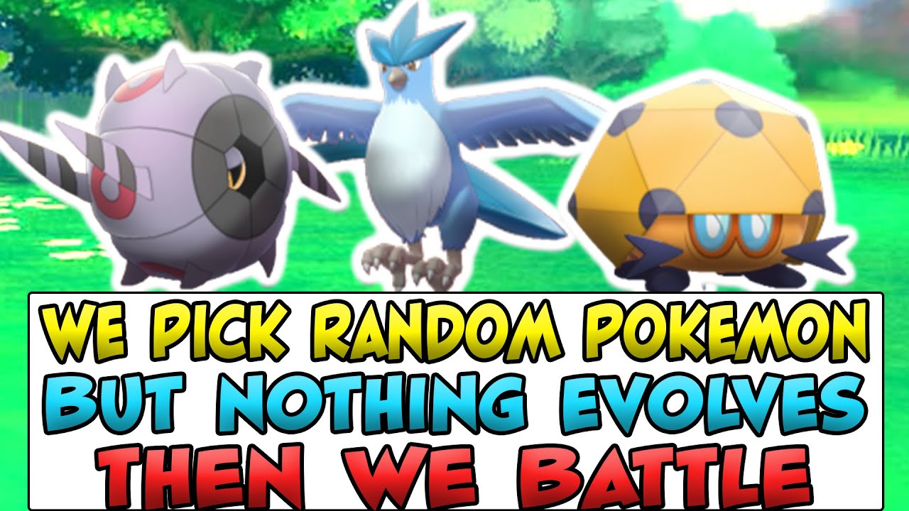 We Choose Randomized Pokemon Starters Then We Battle!