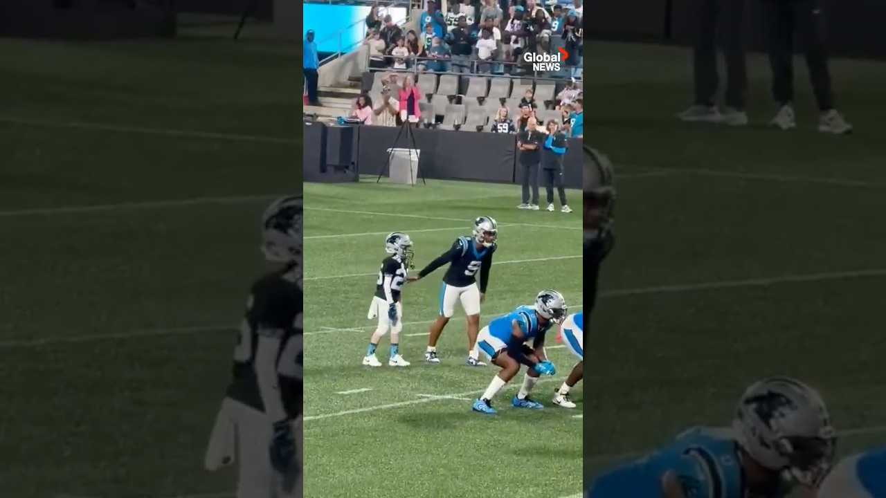Little boy with cancer lives his dream to play for NFL&rsquo;s Carolina Panthers