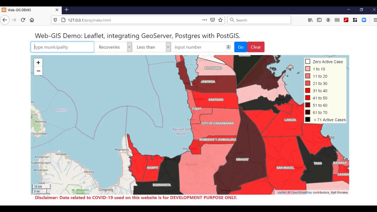 Web GIS Demo
