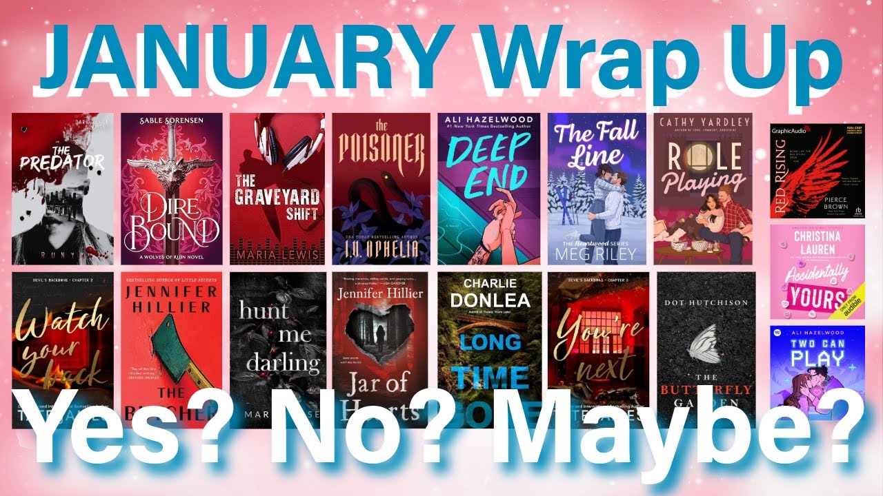 January 2026 Wrap-Up: 17 Books, My First 5-Star of the Year + Yes/No/Maybe Reviews!  📚✨