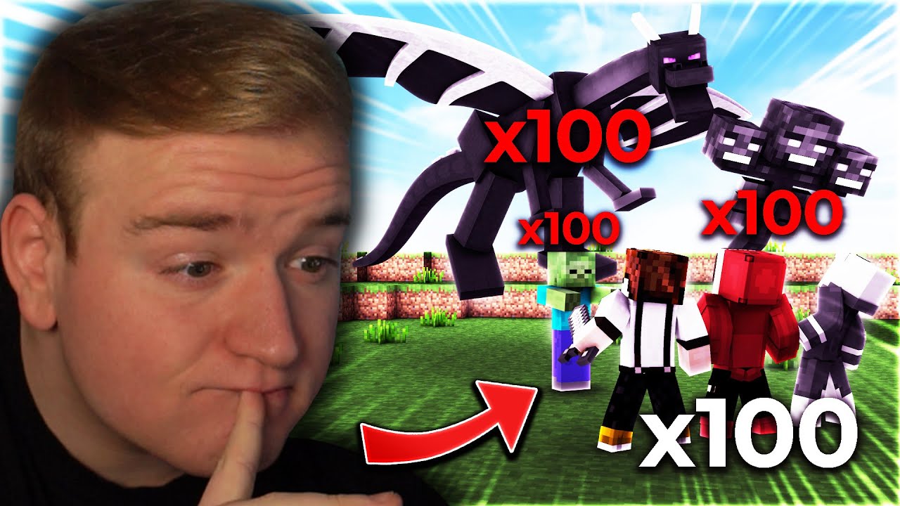 100 SPIELER vs 100 MOBS