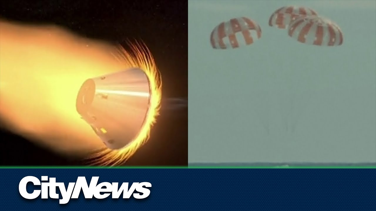 Historic moon mission concludes with successful splashdown