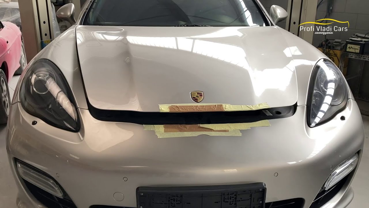 ОТКРЫТЬ КАПОТ PORSCHE PANAMERA. ЗАКЛИНИЛ КАПОТ. ЧТО ДЕЛАТЬ? РЕМОНТ ПДР (PDR)