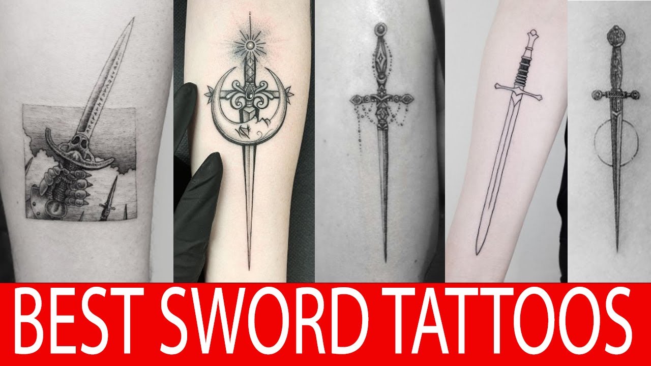 Top 45 Sword Tattoo Design
