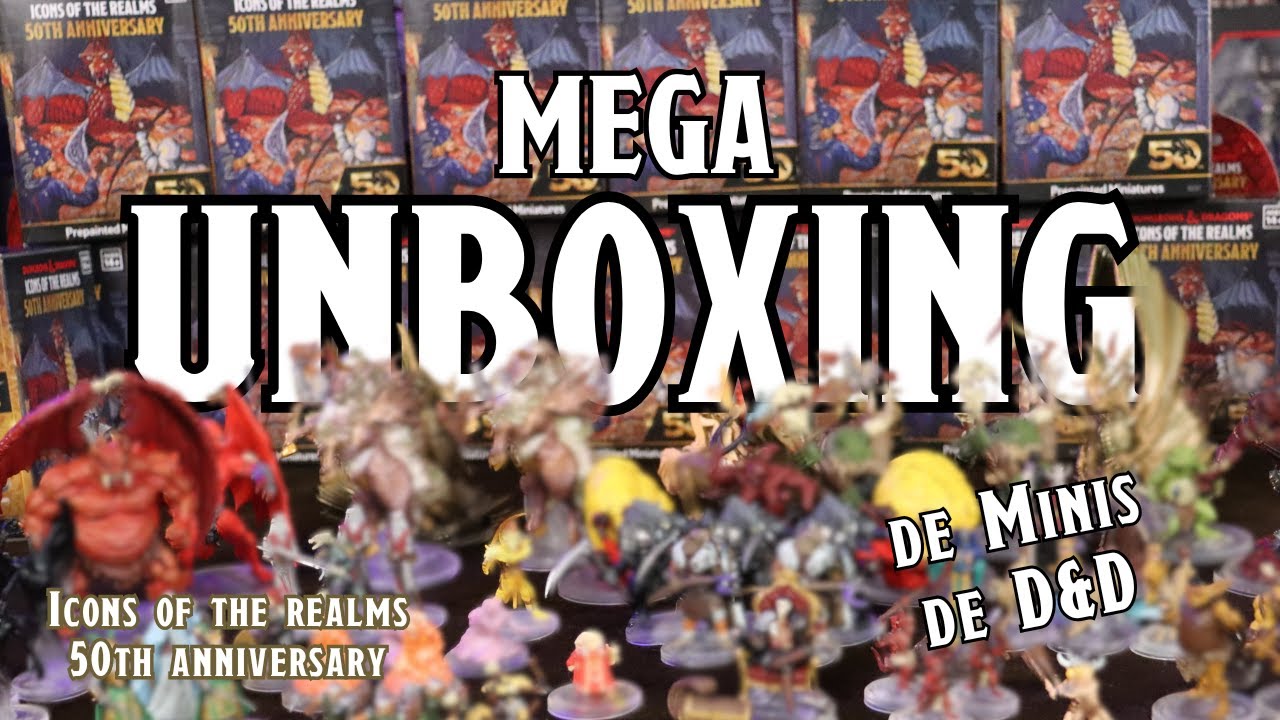 ¡Mega Unboxing de Dungeons and Dragons! | Icons of the Realms 50th Anniversary