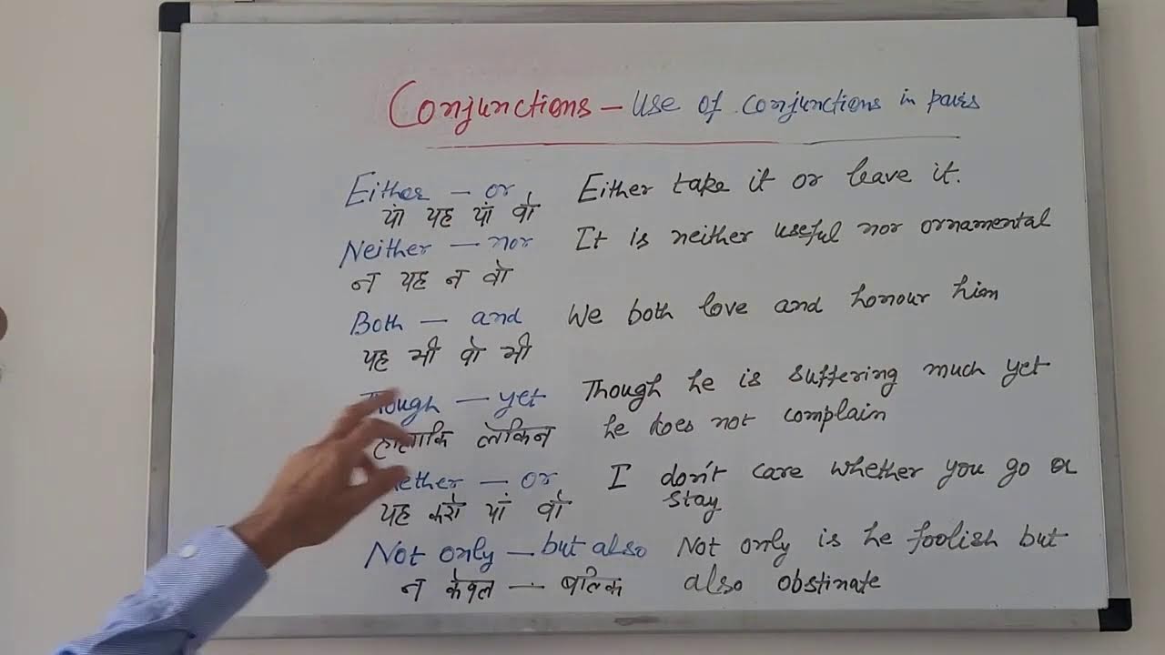 Conjunctions Series-Part 3 | Do you use Conjunctions in pairs like this | Explained in with examples