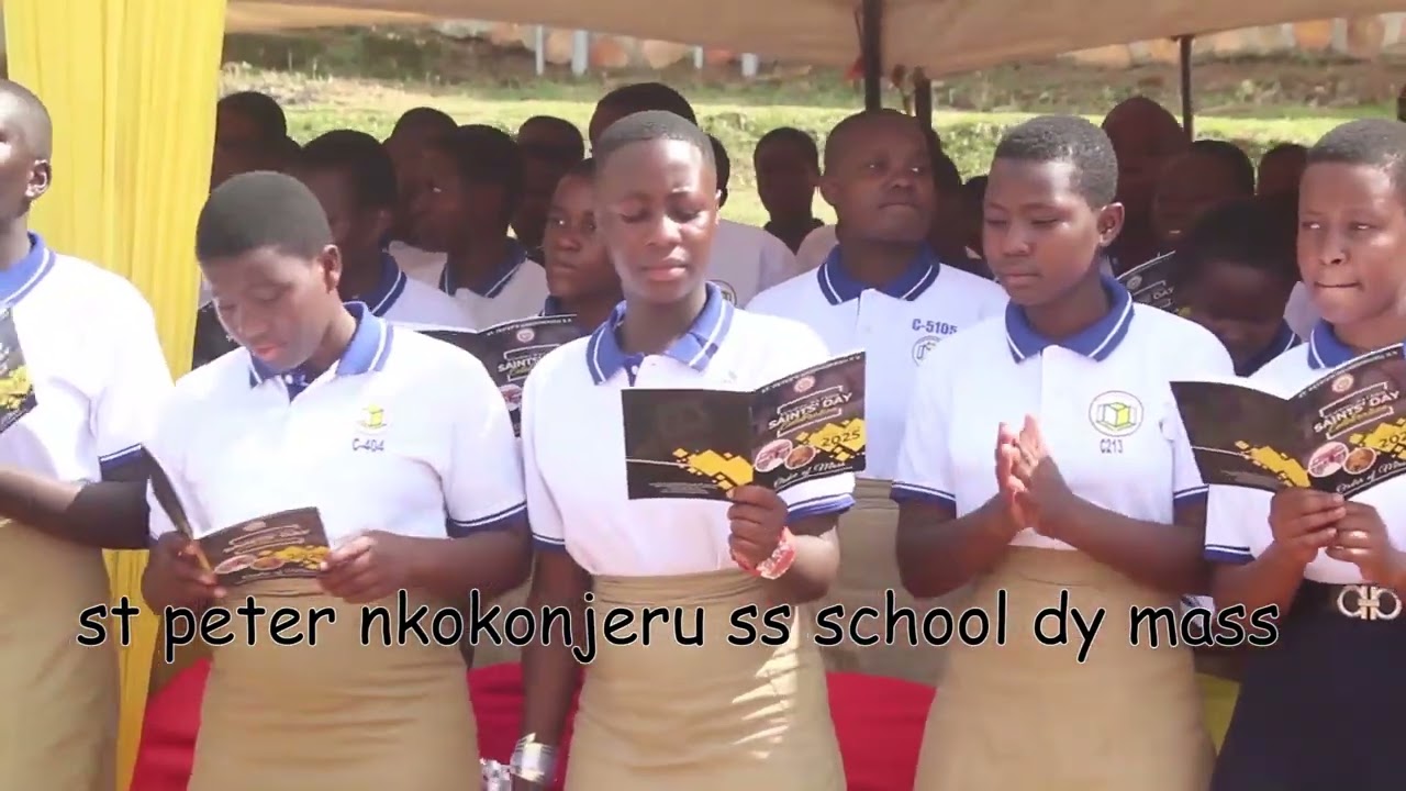 School day celebrations started with holy sacrifice of mass.