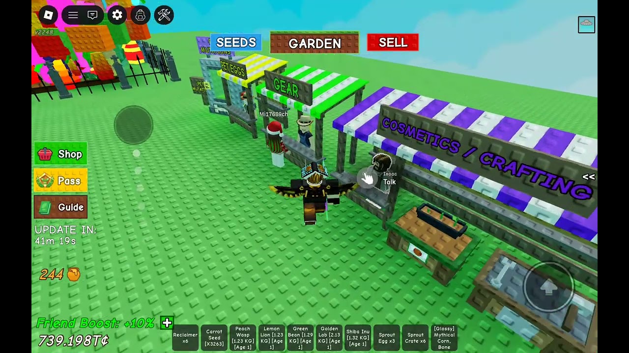 Playing gag in the update