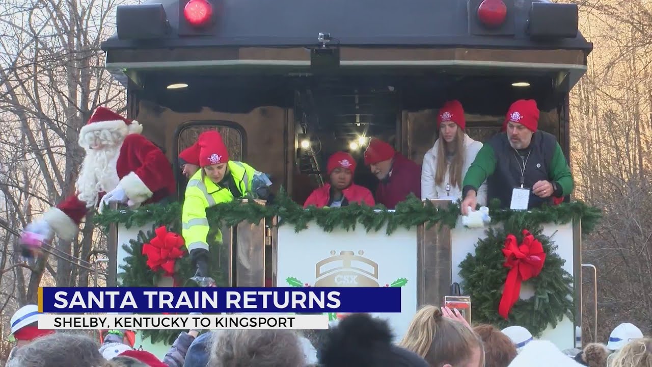 Santa Train rolls into Kingsport to finish 80th run