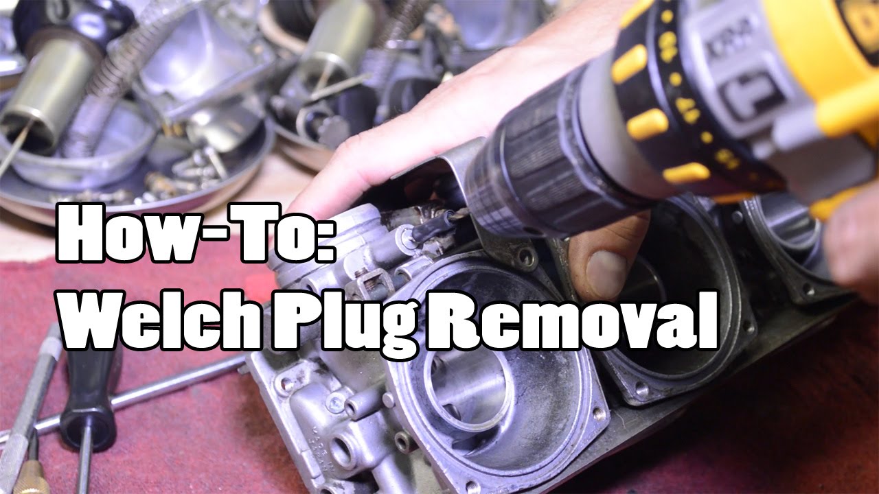 How-To: Remove Motorcycle Carburetor Welch Plug