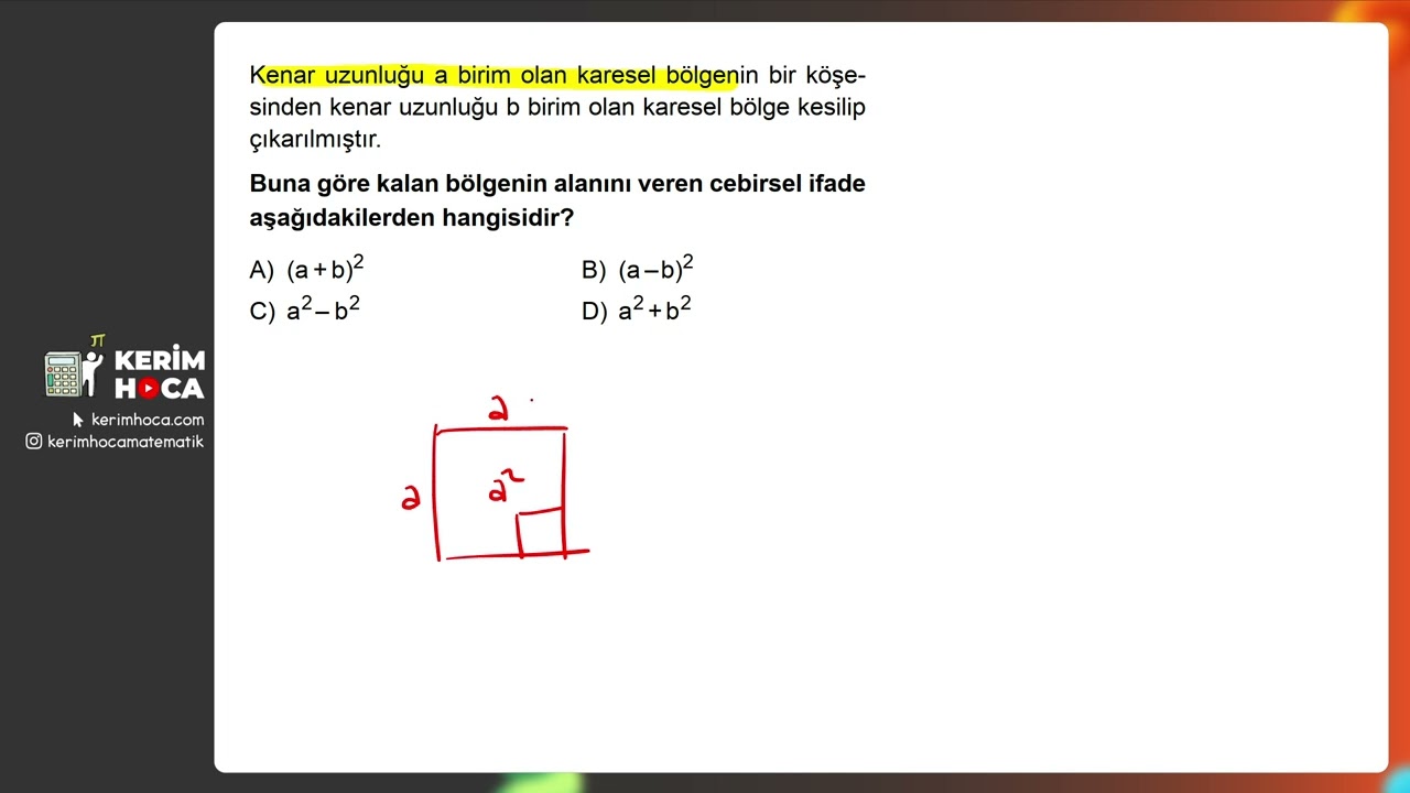 LGS Cebirsel İfadeler ve Özdeşlikler MEB Soruları 20260308 133447