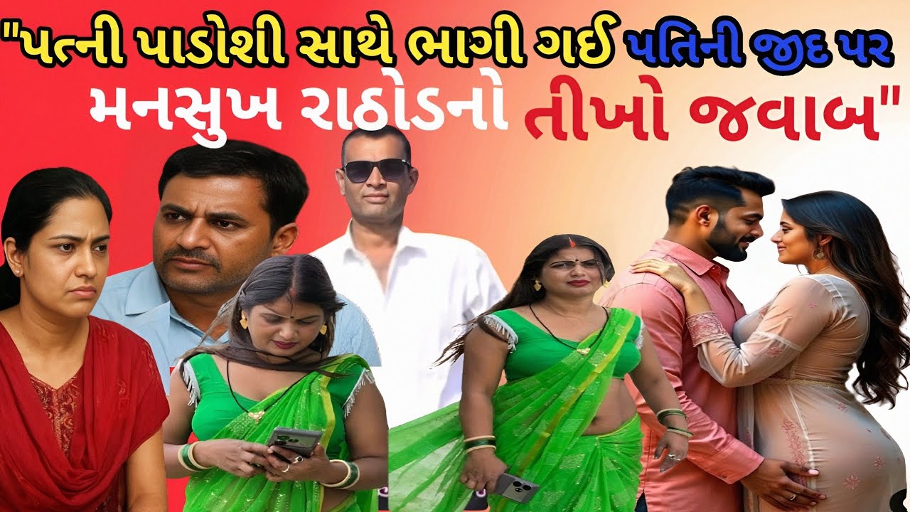 પત્ની પાડોશી સાથે ભાગી ગઈ ❗| પતિની જીદ પર મનસુખ રાઠોડનો તીખો જવાબ#bkpnews1 