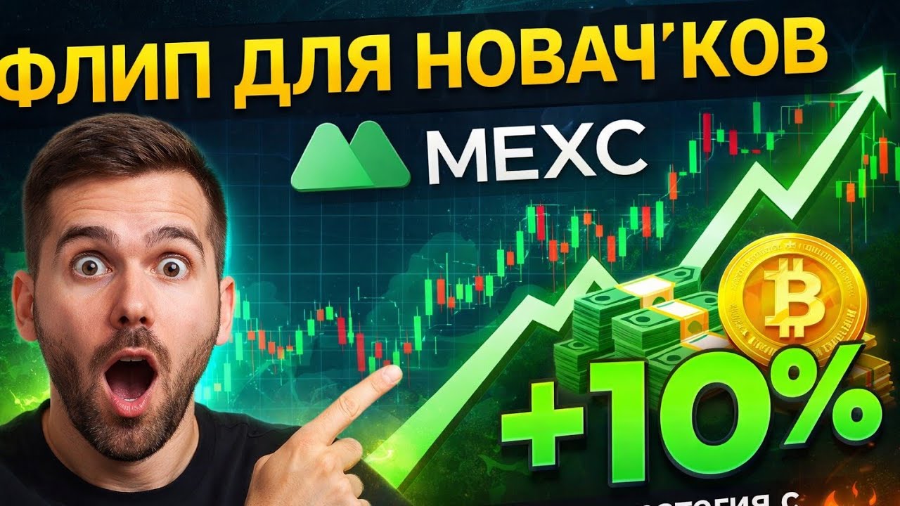 ФЛИП для НОВАЧКОВ на MEXC &mdash; Простая стратегия с 0% комиссией (2026) 🔥