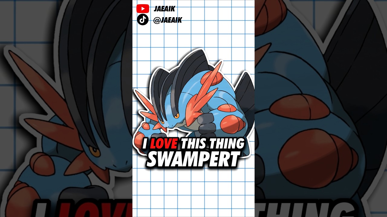 I Love Big Dude #jaeaik #pokemon #megaevolution #swampert #megaswampert