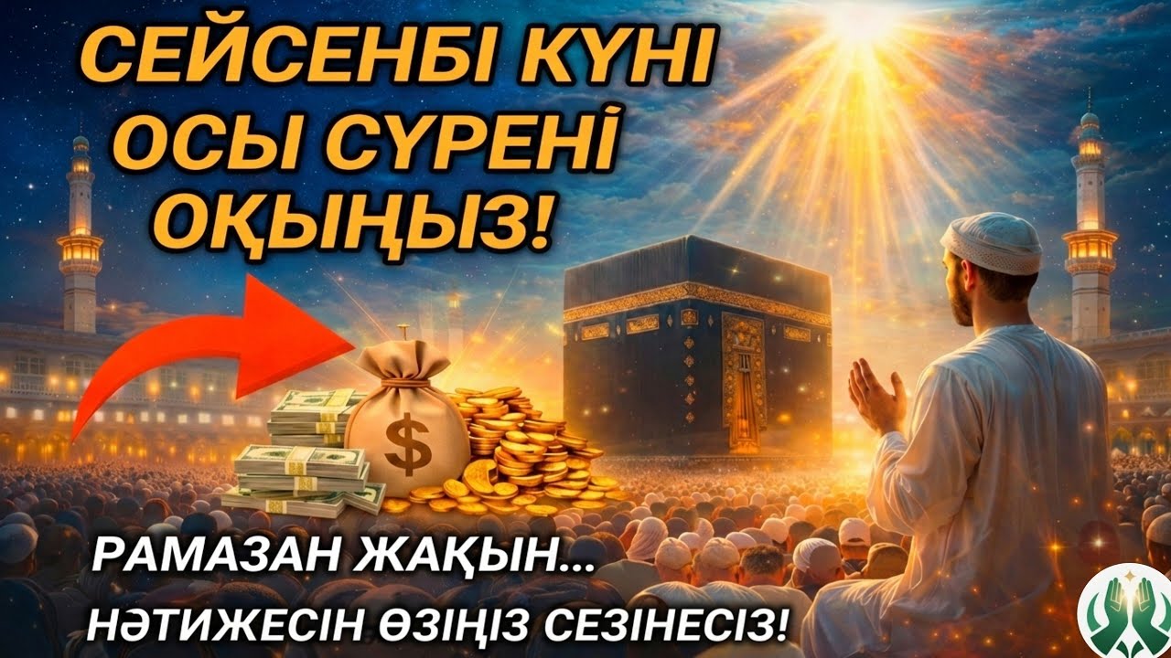 🤲СЕЙСЕНБІ күні бұл сүрені міндетті түрде қосыңыз.Нәтижесін көресіз, #құран