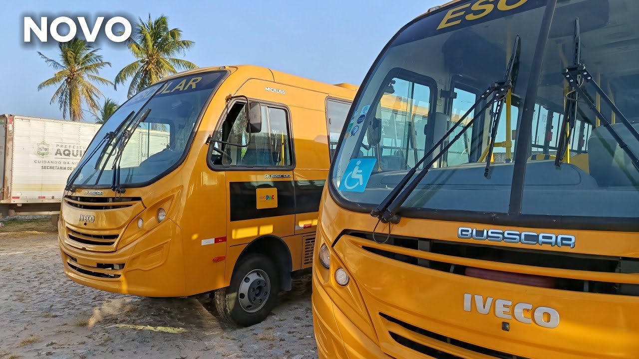 Mostrando o Novo escolar Micruss Iveco 10190 