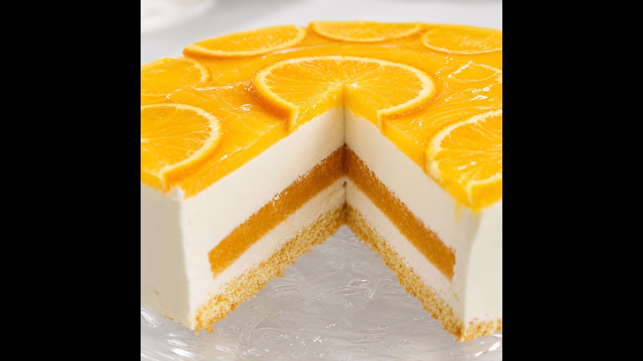 Entremets à l'orange 🍑