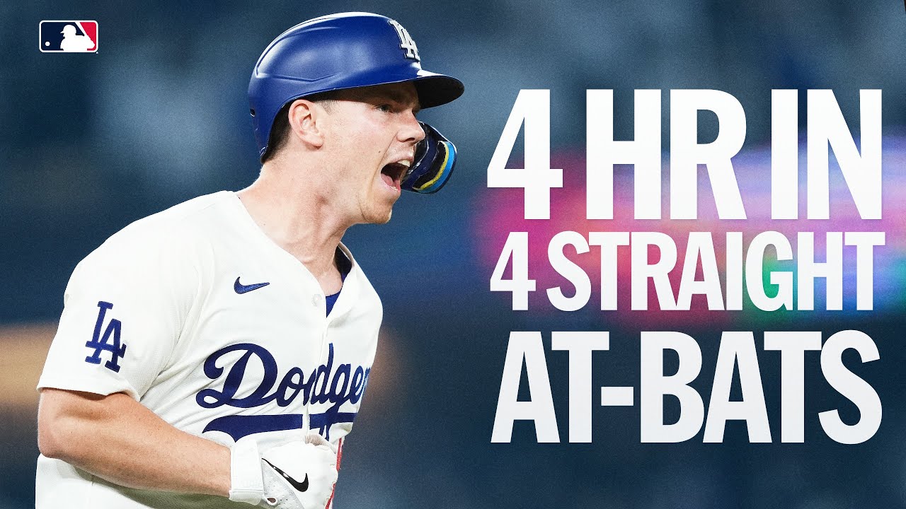 Will Smith homers in 4 consecutive at-bats! 🔥🔥🔥🔥