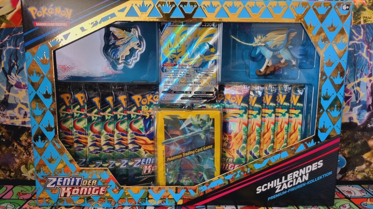 Schillerndes Zacian Premium-Figuren-Kollektion!