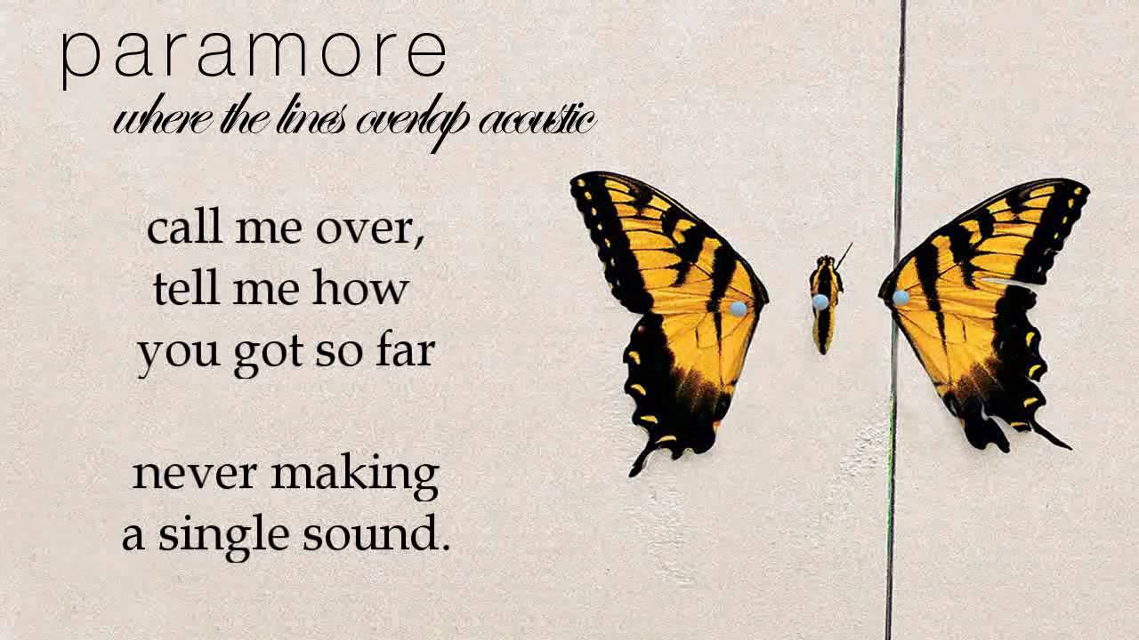 Paramore - Where The Lines Overlap ACOUSTIC [Karaoke/Instrumental]