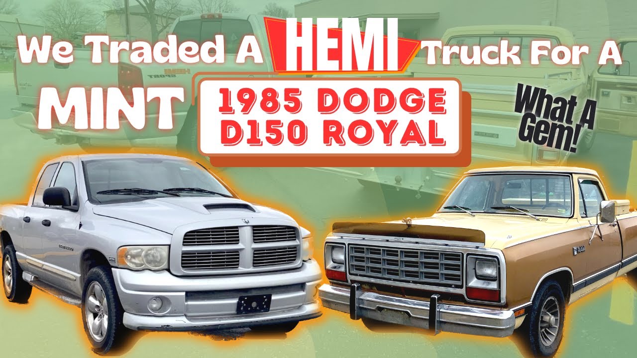 We Traded a Hemi Truck for a Mint 1985 Dodge D150 Royal; What a Gem!