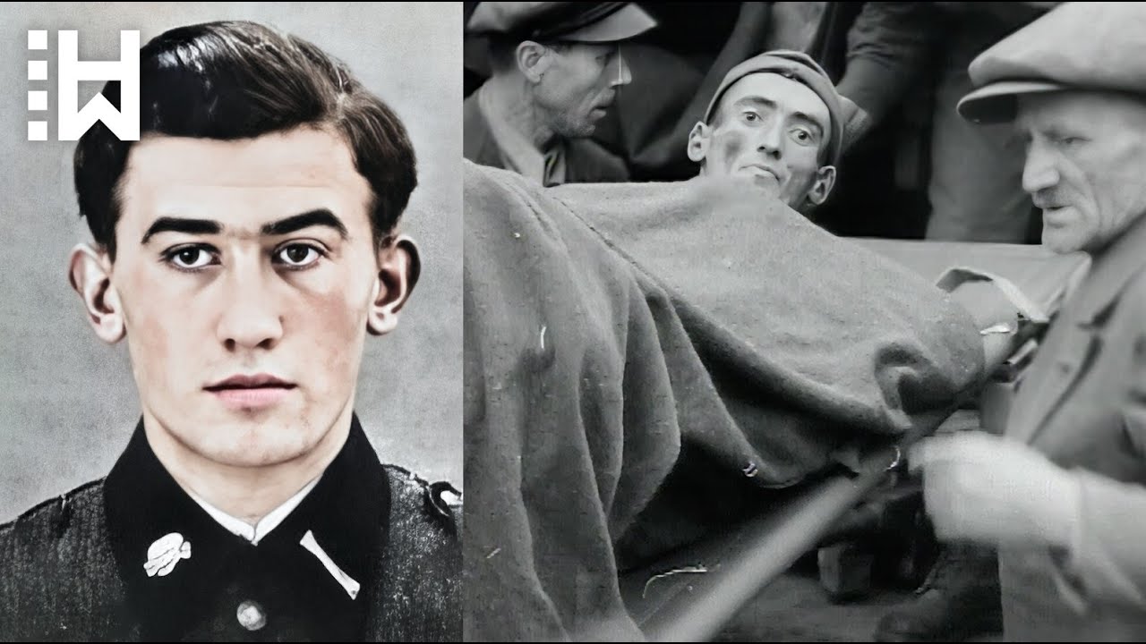 Hinrichtung der SS-Wache, die nicht gehfähige Häftlinge bei einem Todesmarsch tötete - Wilhelm Dörr