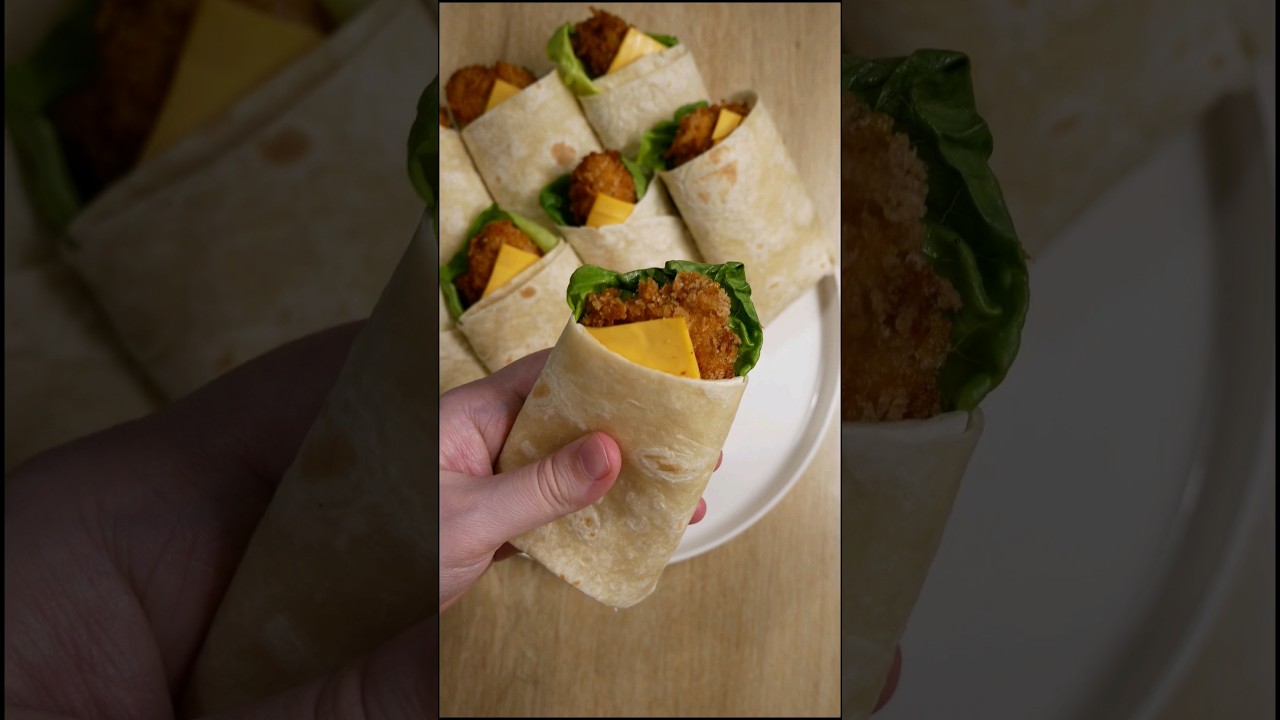 Wrap au poulet facile &agrave; faire #food #recettefacile #ramadan #recetteramadan #cuisine #recetterapide