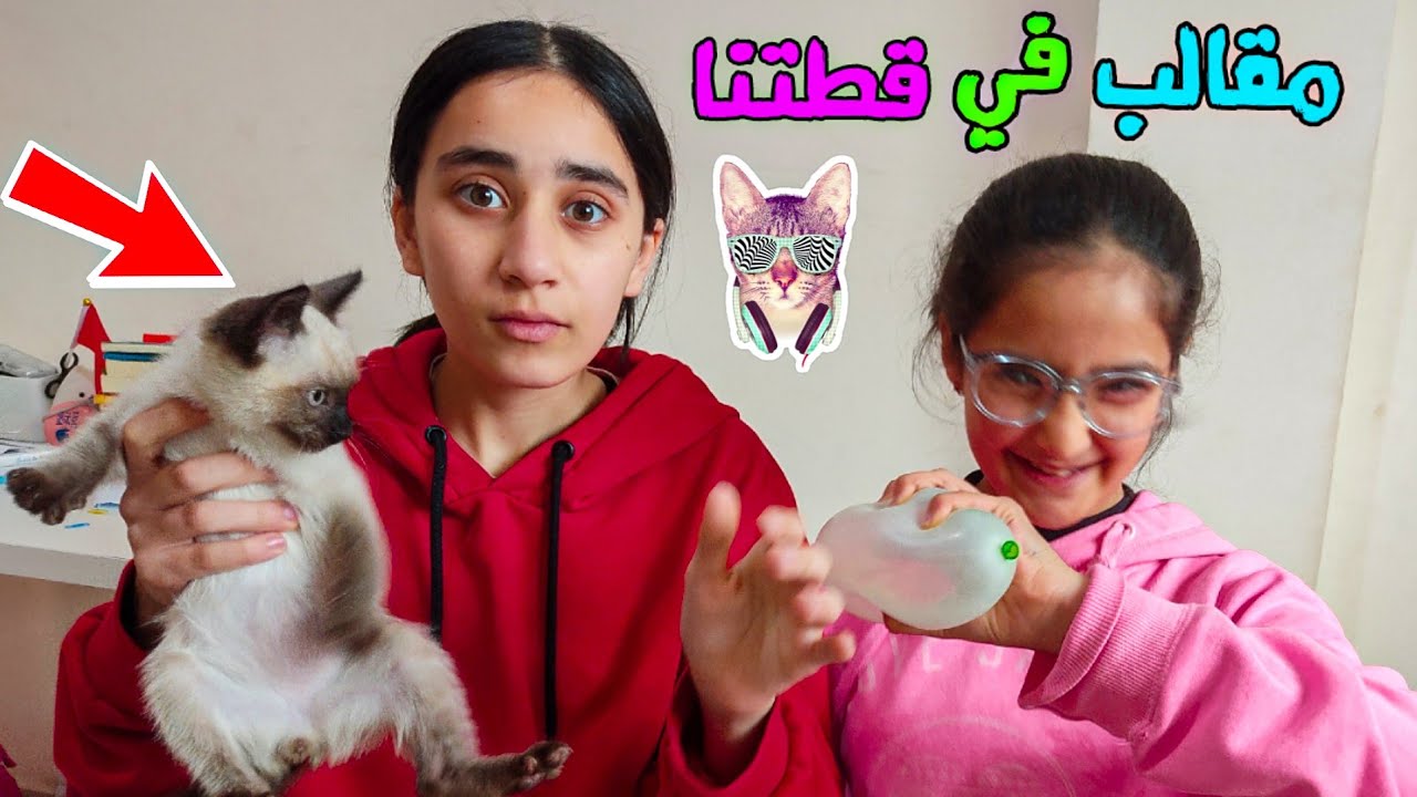 أخيرا...مقالب في قطتنا ليوم كامل 🐈(المسكينة تجننت)!!!