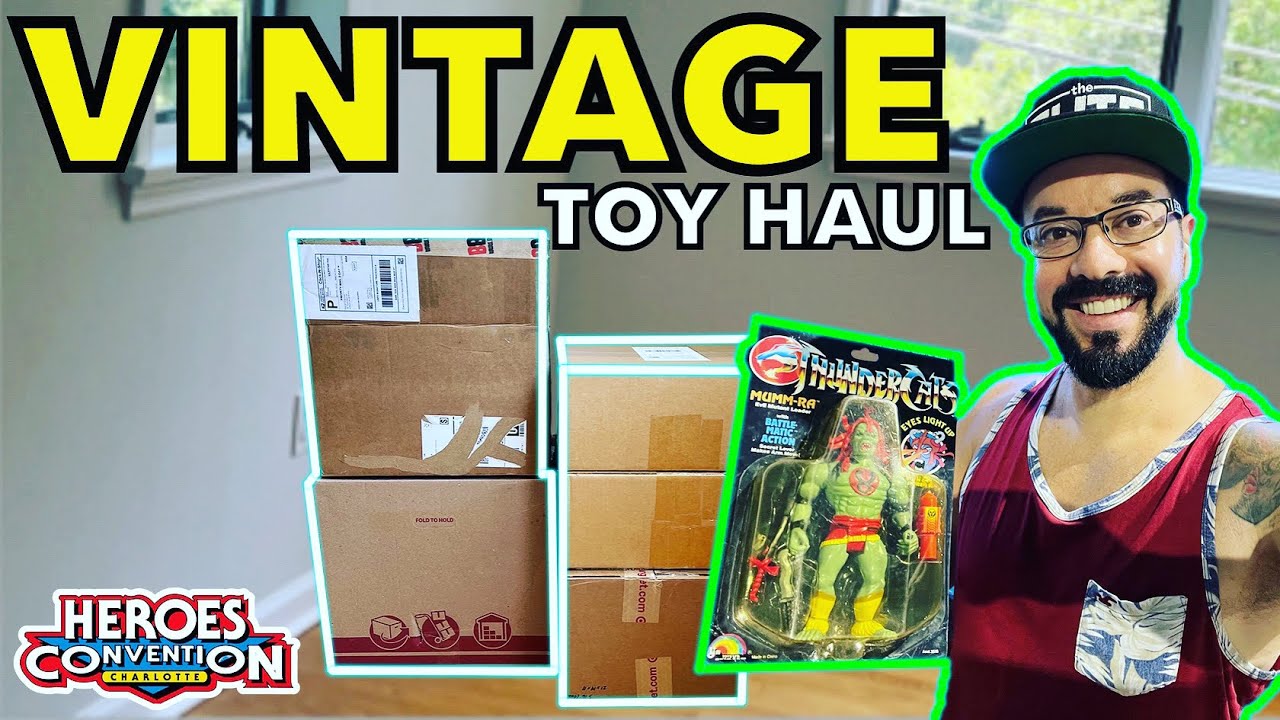 Quite Possibly the Greatest VINTAGE TOY HAUL of My Life! TMNT, LJN Thundercats & Kenner Star Wars