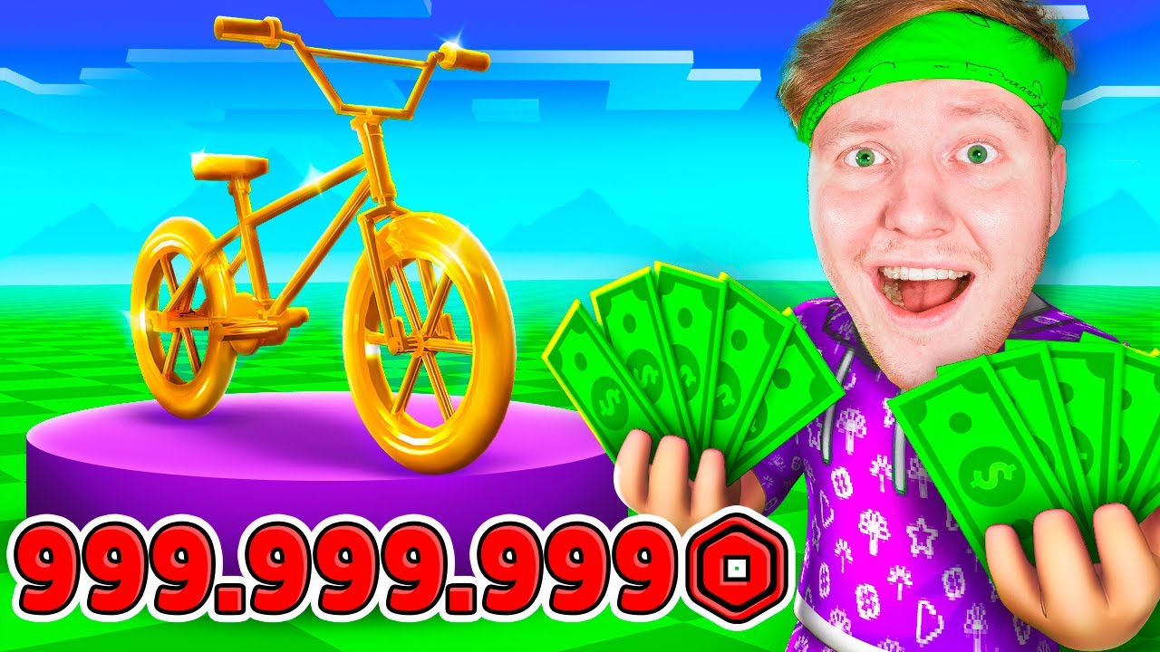 Я ЗАДОНАТИЛ $999.999.999 РОБУКСОВ НА ЭТОТ ВЕЛОСИПЕД В ROBLOX