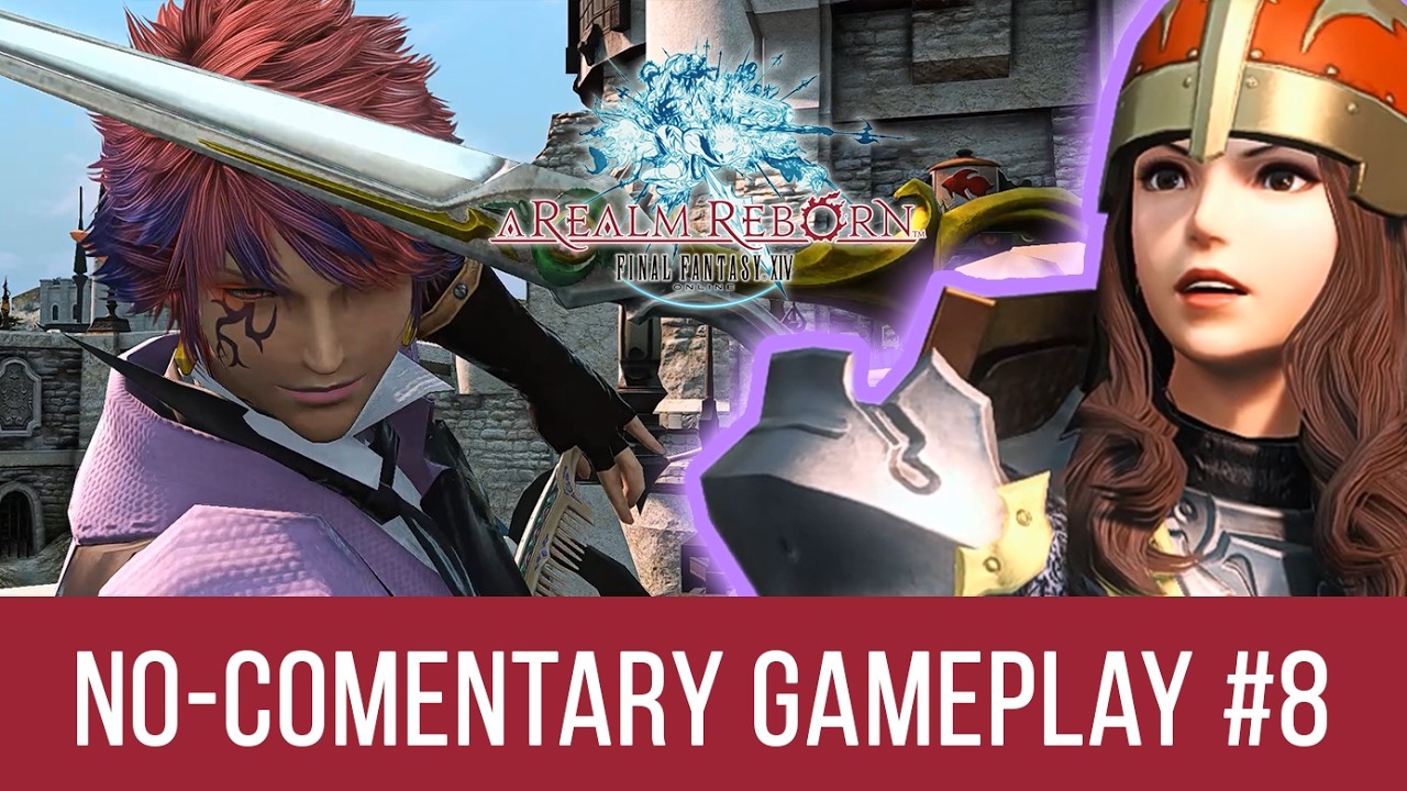 No Commentary FFXIV Playthrough [PT 8] - Hairstyle & Makeup Customization