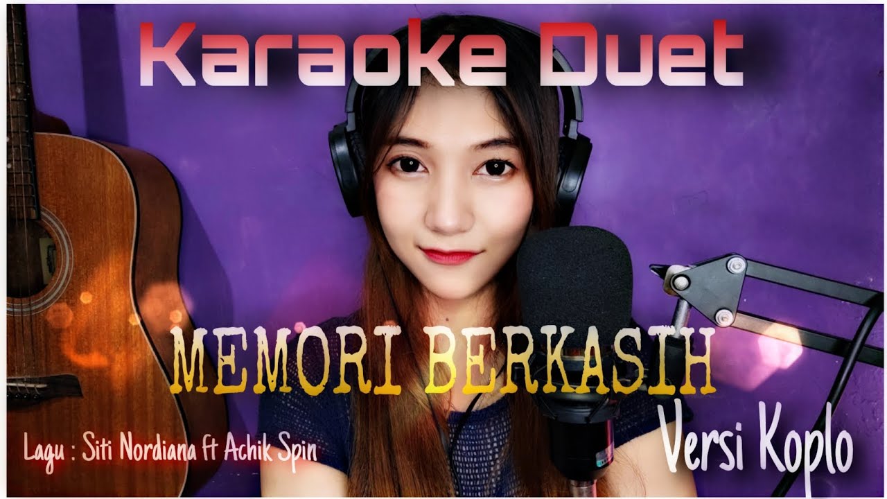MEMORI BERKASIH (Versi Koplo) - KARAOKE DUET || Aprilia Beybie