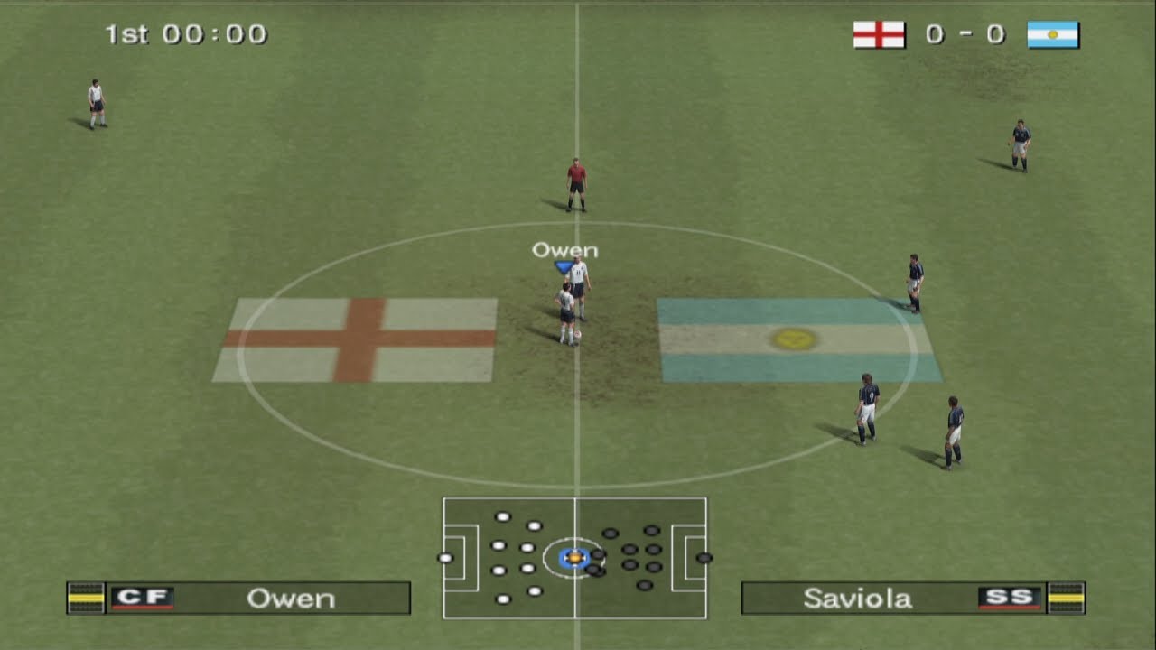 PES 6 | England vs Argentina PS2