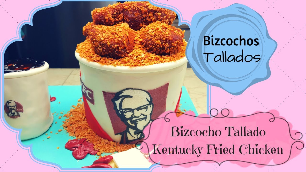 Bizcocho Tallado Kentucky Fried Chicken - Diy Cakes Tutoriales