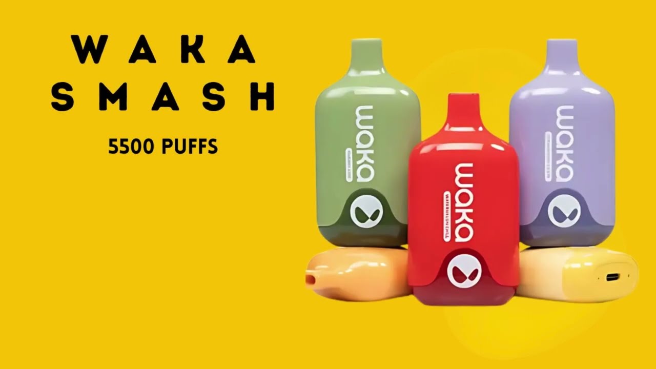 Waka Smash 5500 Puffs Review | Rechargeable Disposable Vape in Dubai & UAE