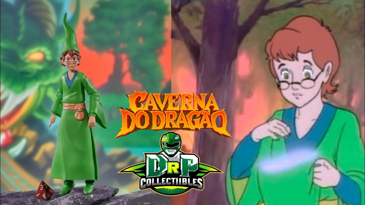 CAVERNA DO DRAGÃO - PRESTO - O MAGO DA EQUIPE - BONECO LINHA HASBRO 