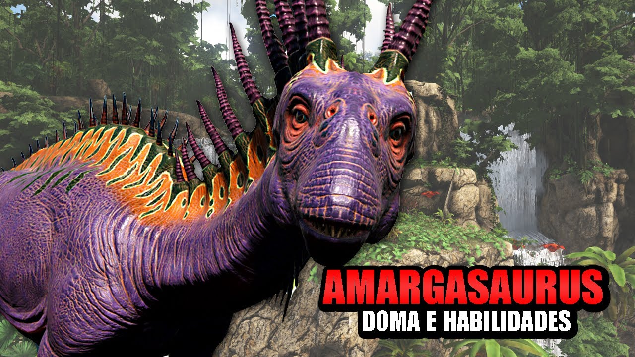AMARGASAURUS - DOMA E HABILIDADES - PRIMEIRAS IMPRESSÕES - ARK LOST ISLAND