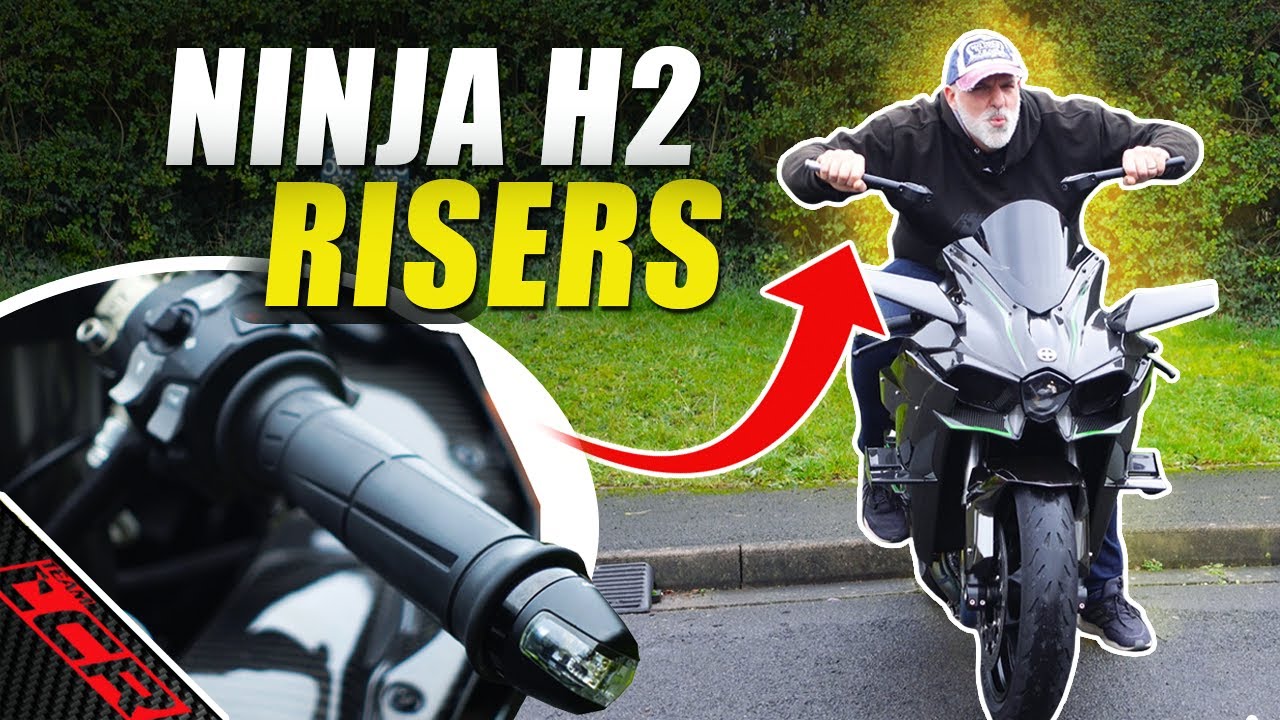 My Kawasaki Ninja H2 Is Too Uncomfortable! | Kawasaki Comfort Risers